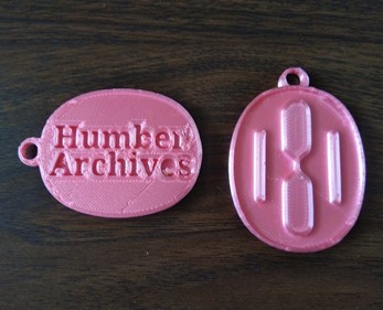 Keychain of Humber's old logo