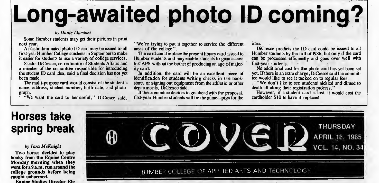 Screencap of newspaper article: Long-awaited photo ID incoming?